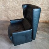 Leather club armchair from the Roset brand