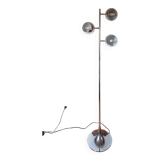 Vintage "Eye Ball" chrome floor lamp 3 adjustable globes