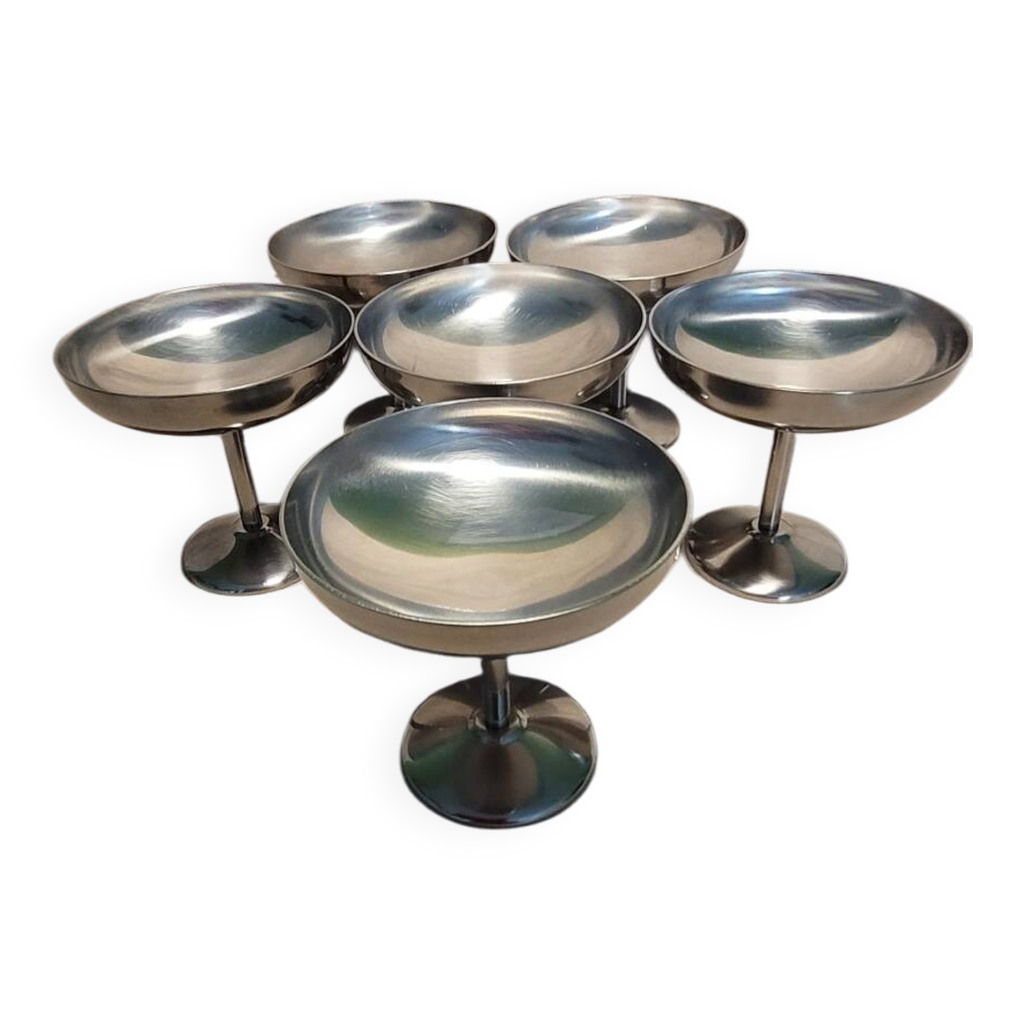 6 ice cream bowls Guy Degrenne