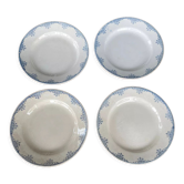 Ensemble de 4 assiettes anciennes de gien