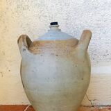 Varnished terracotta jar