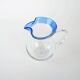 Glass jug, Italian design, 1970s, manufactured in Italy