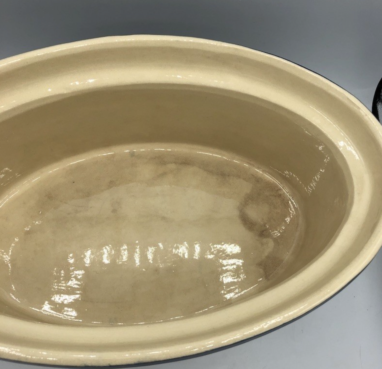 Terrine oval alsace Baeckeoffe blue