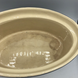 Terrine oval alsace Baeckeoffe blue