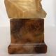 Sculpture alabaster 1900 by l romiti rebecca bust art nouveau double patina