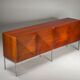 Diamond Point mahogany sideboard by Antoine Philippon & Jacqueline Lecoq for Behr, 1964