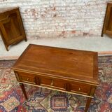 Mahogany dressing table for men stamped Roussens J. I Louis XVI period, 18th century