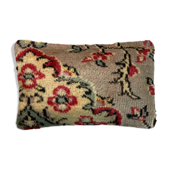 Housse de coussin de tapis turc vintage 30 x 50 cm