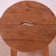 Old Burmese teak workshop stool