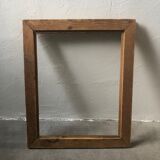 Old wooden frame and gilded stucco 50x60