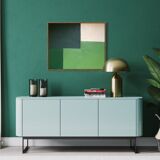 Abstract green "Aesthetic green" 80x65cm