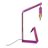 Lampe géométrique mauve
