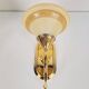 Art Nouveau Regency Brass Wall Lamps by Bejorama Lighting, Spain, 1970s, Set of 2