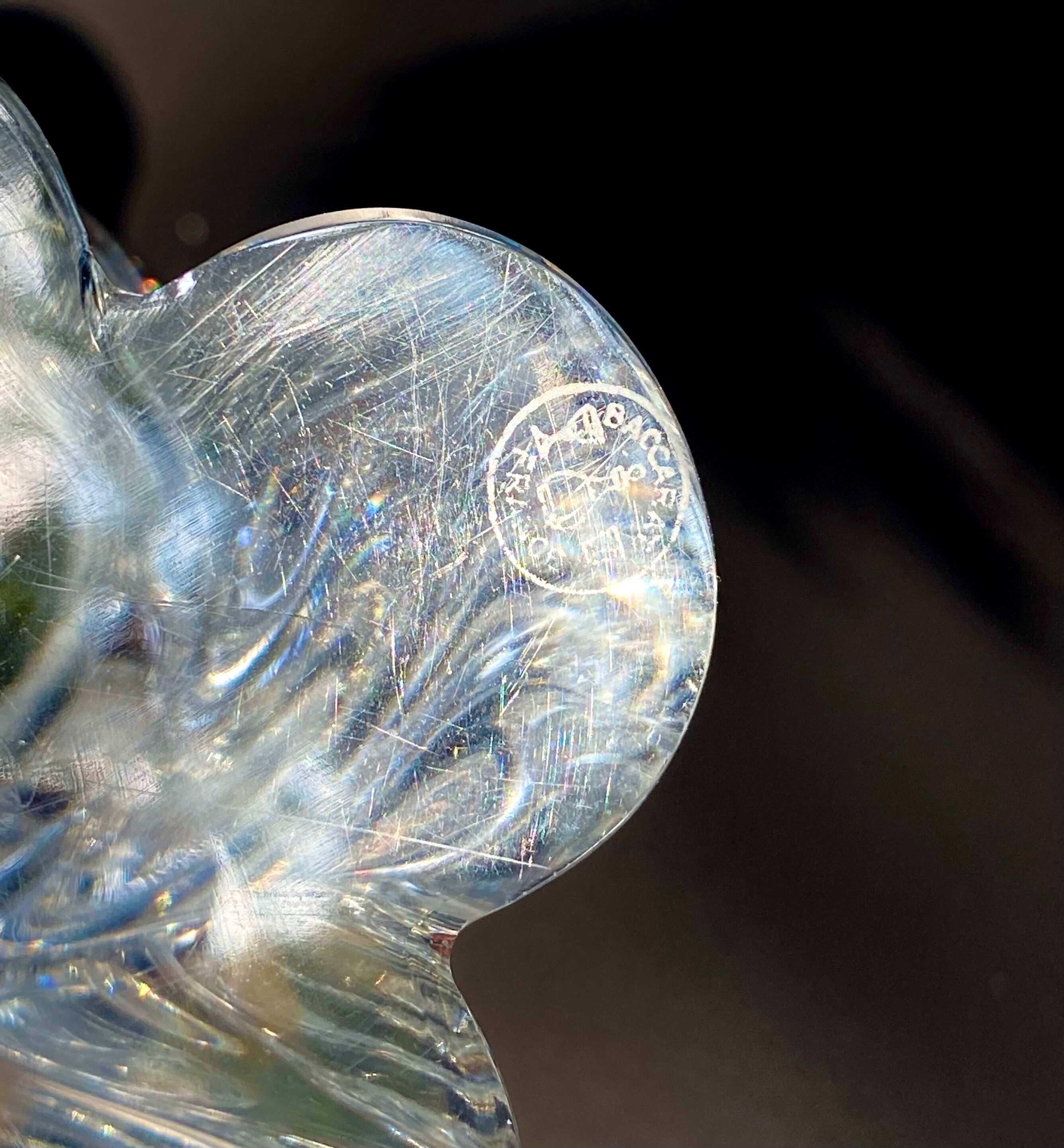 Pair of candlesticks Baccarat Aladin model