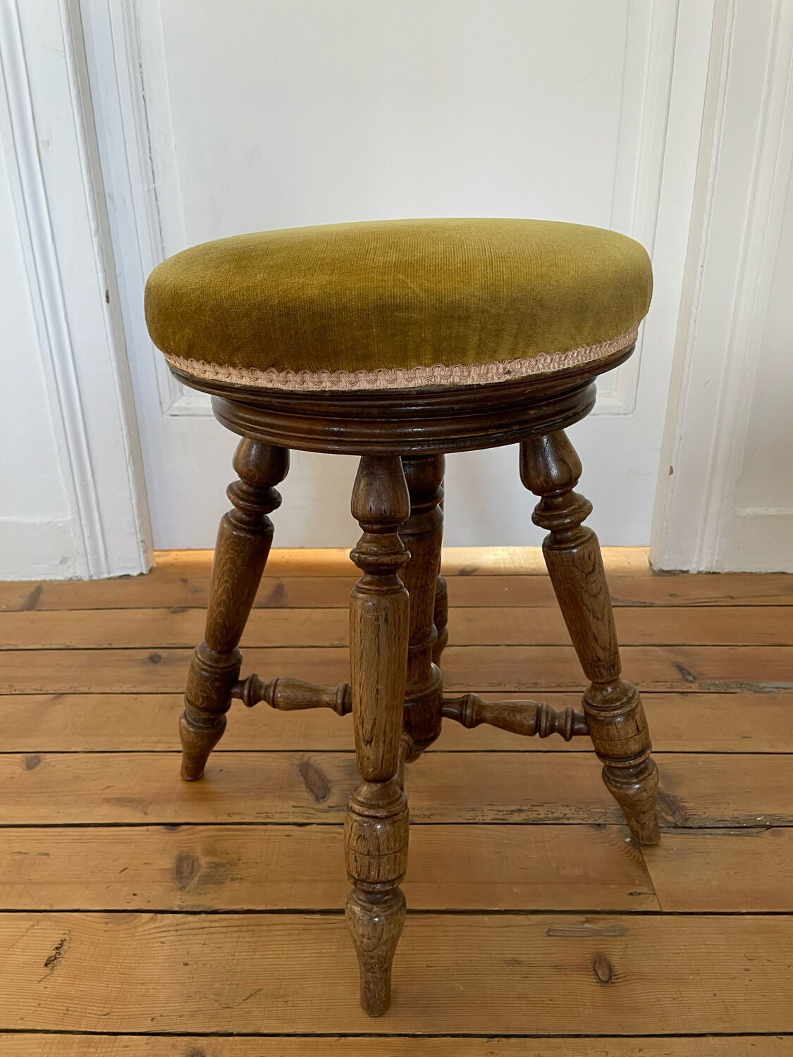Old piano stool Napoleon III XIXth