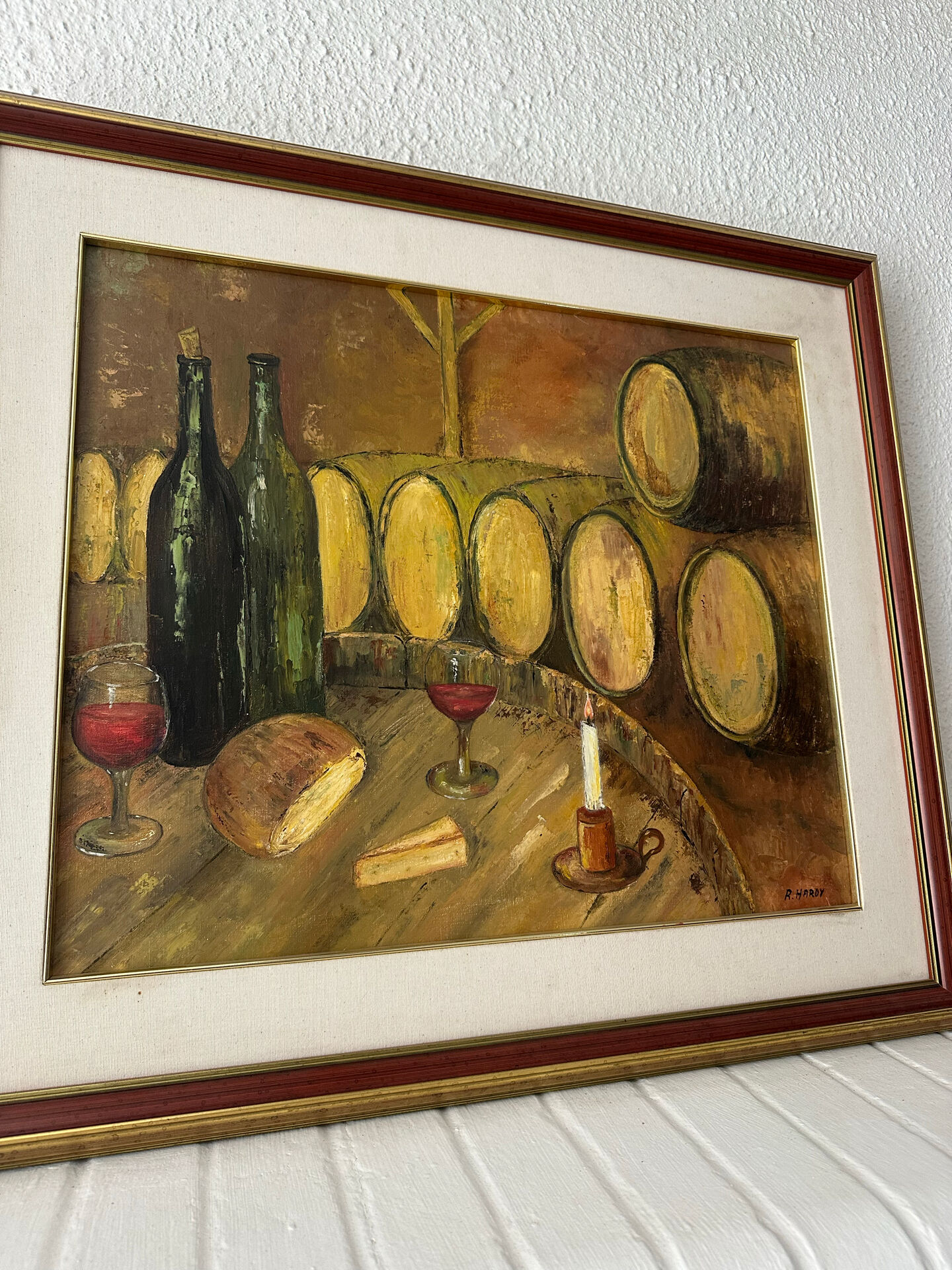 Peinture à l’huile nature morte