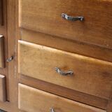 Commode art deco une porte et 3 tiroirs