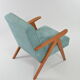 Fauteuil Komas canard chiné
