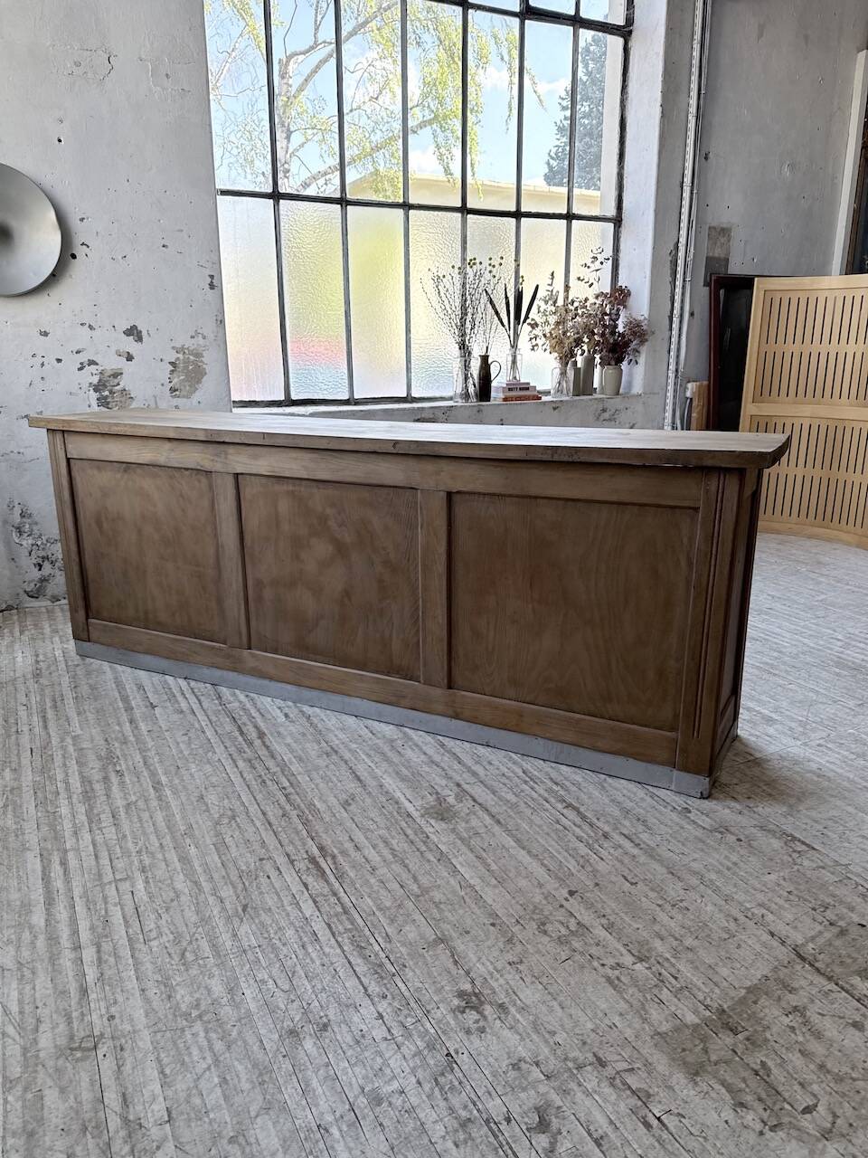 Walnut trade counter 2m5