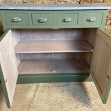 Green sideboard 4 drawers