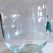 Gros Seau à Champagne ou Glace Rafraichissoir Vase Terrarium Verre Soufflé