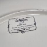 Presentation dish, Sarreguemines, Obernai, Décor Henri Loux, 35 cm