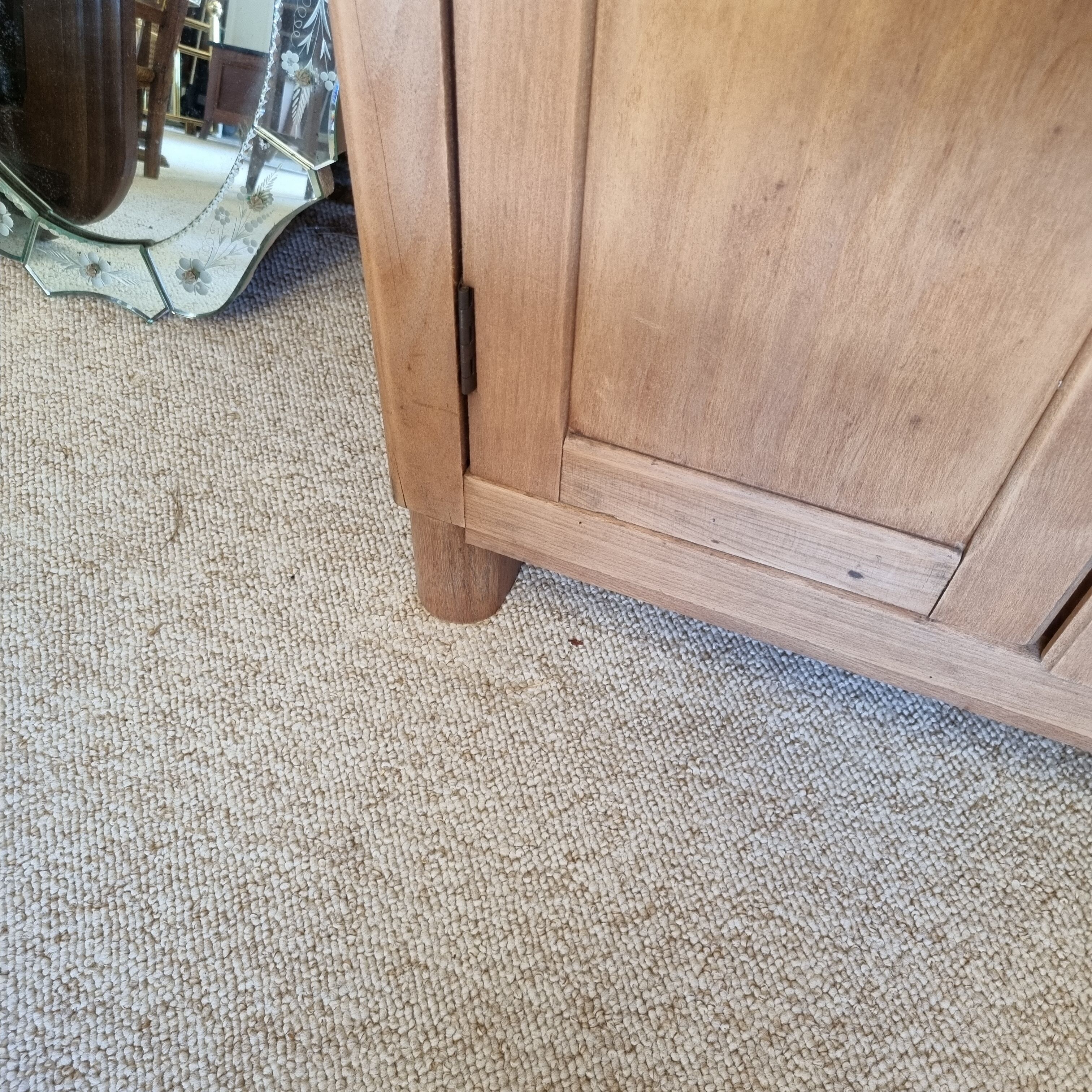 Parisian buffet in raw wood