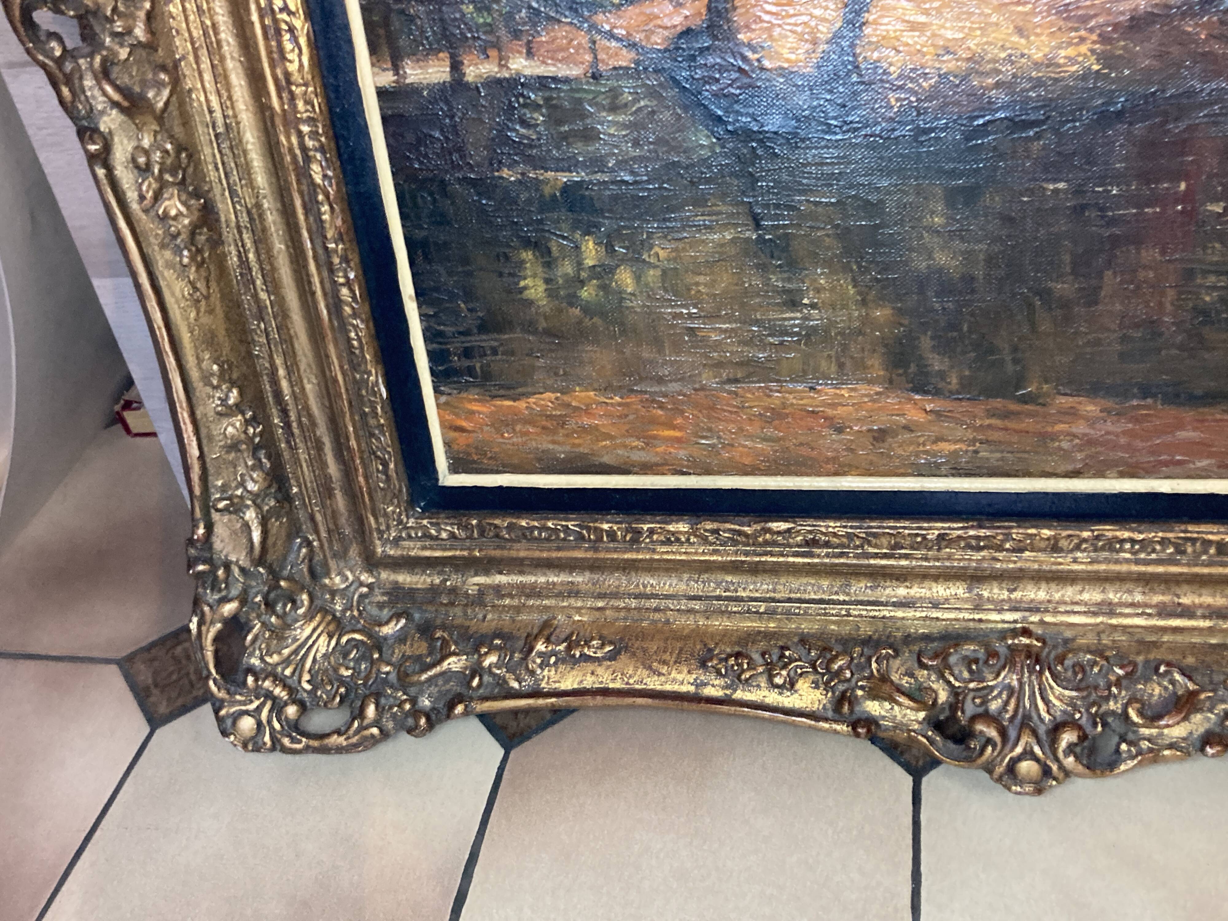 Dozinel _ The Pond of Drowned Children - oil on framed canvas