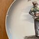 5 Dessert plates "The trades of Old Paris"
