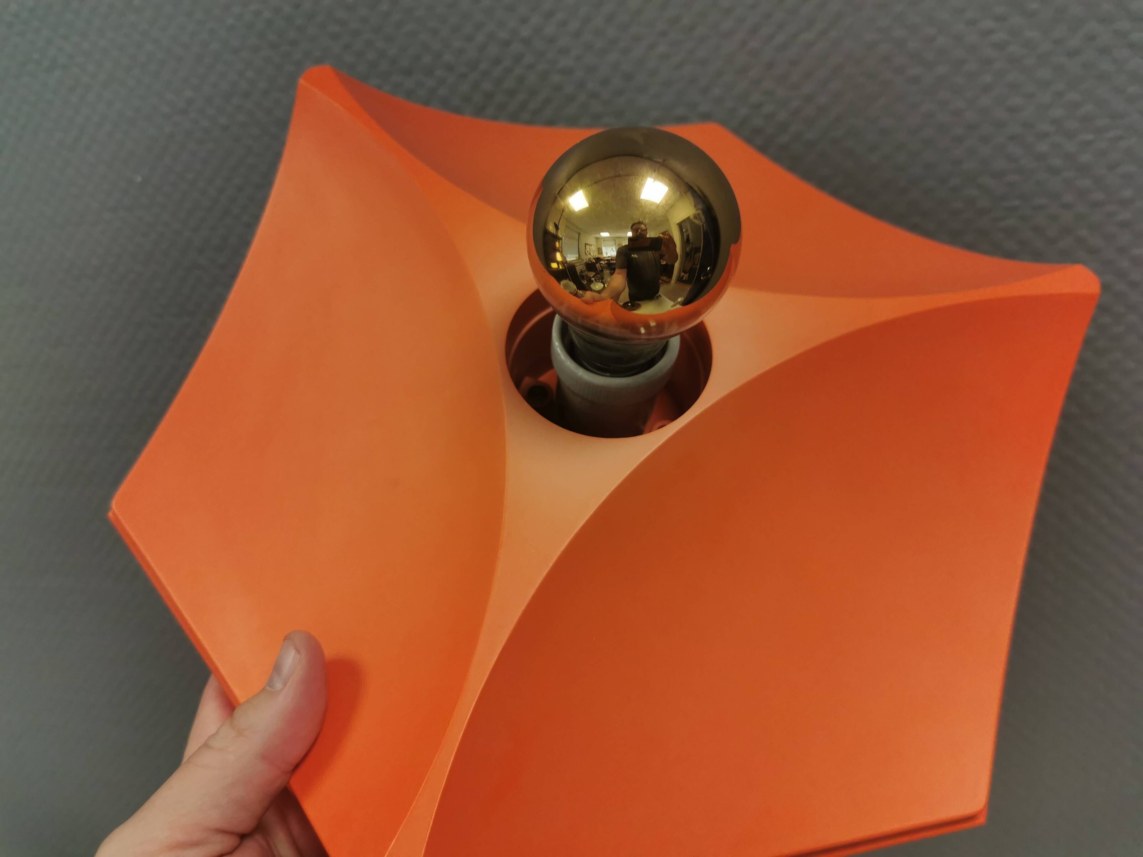 A set of rare wall lamps from Hoffmeister, Germany, 1970s. Model 35060.