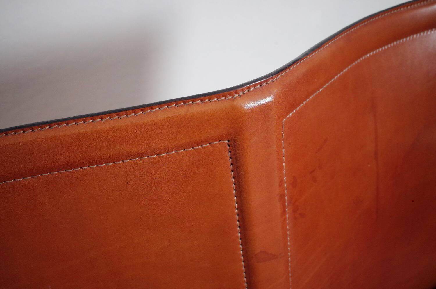 Matteo Grassi Korium Leder Zweisitzer und Sessel Causeuse