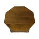 Tables d'appoint hexagonales brutalistes en chêne, années 1950, lot de 3
