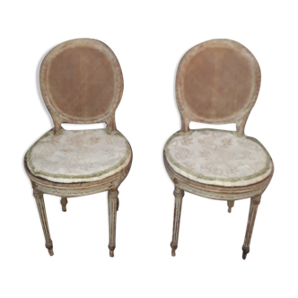 Pair of chair Louis XVI