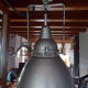 Industrial workshop lamp suspension
