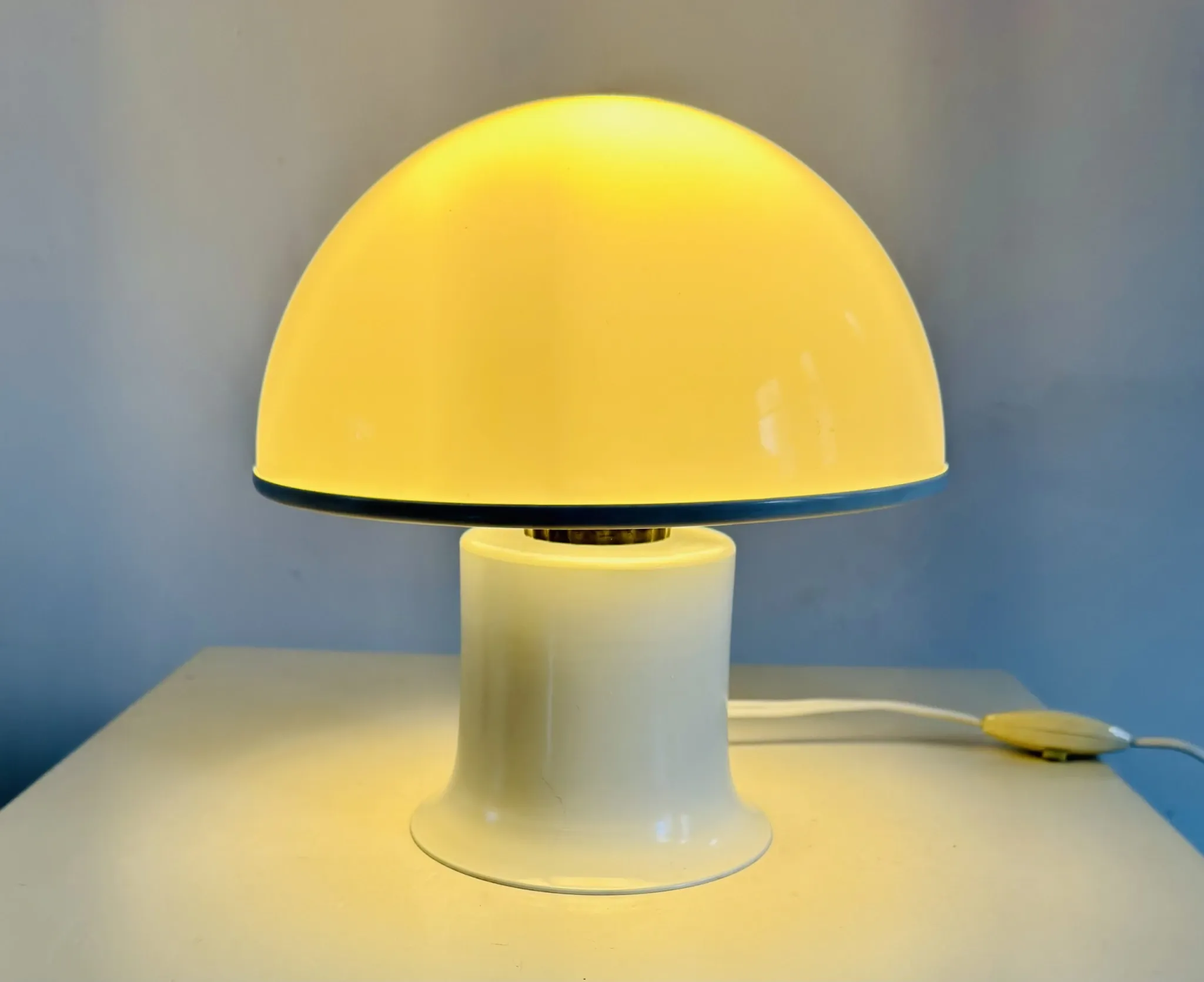 Mushroom Table Lamp By Dijkstra Lampen, The Netherlands, 1970S