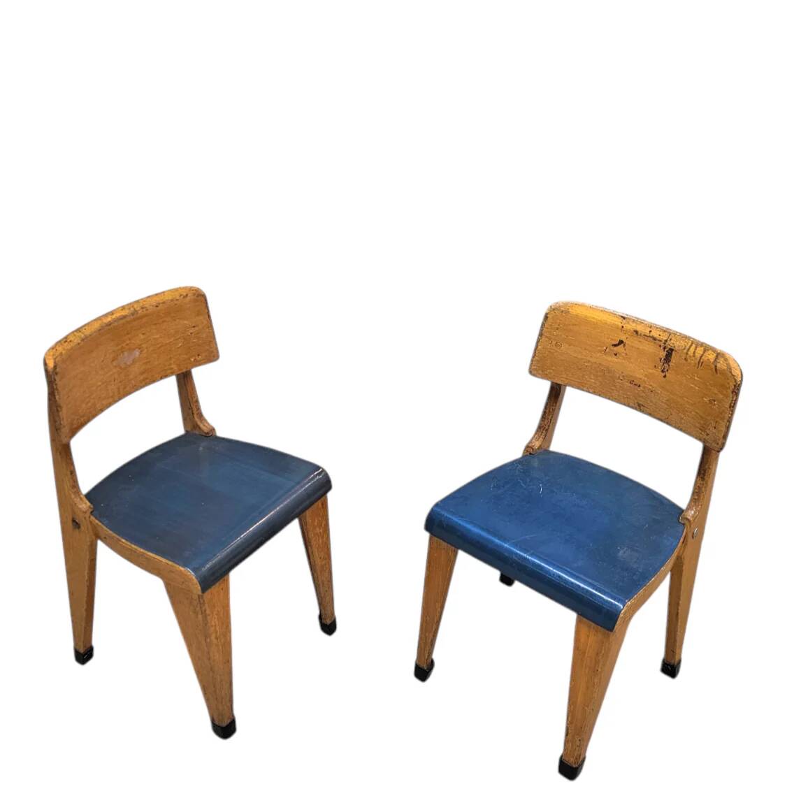2 x kids chair 1950s, original design Zabo kids chair