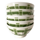 Old faceted bowls