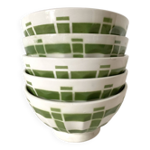 Old faceted bowls