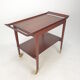 Mid-century italian teak trolley, 1960's