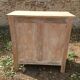 Light grey Parisian buffet raw wood