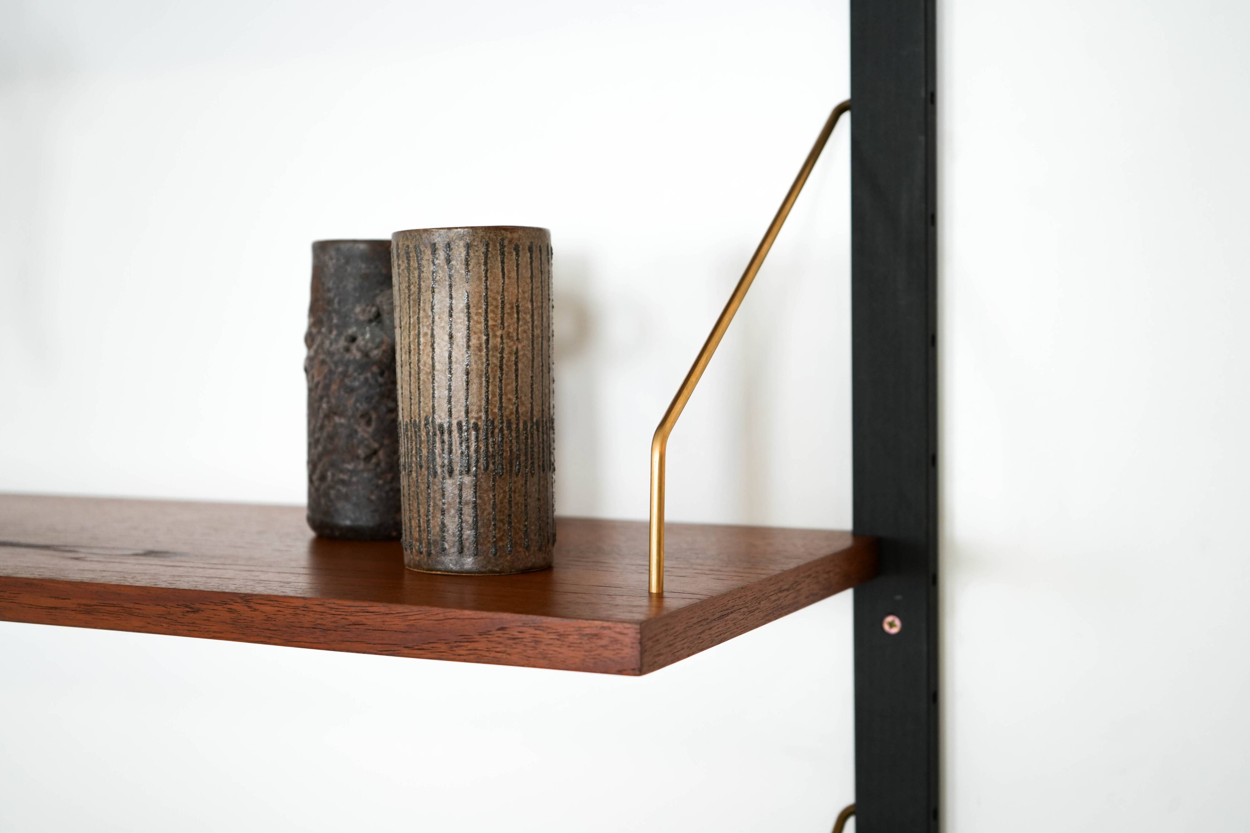 Teak modular shelving unit, Danish design, 1960s, designer: Poul Cadovius