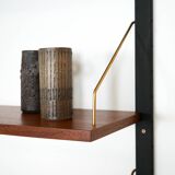 Teak modular shelving unit, Danish design, 1960s, designer: Poul Cadovius