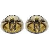 Flush-Mount Wall Sconce, Koch & Lowy by Peill & Putzler, Germany