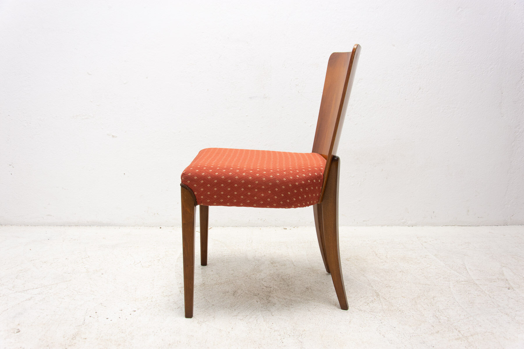 Art Deco Dining Chairs H-214 by Jindrich Halabala for ÚP Závody, 1950's