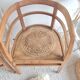 Pair of chairs in the style of antique armchairs circa 1940 - engraved seat.