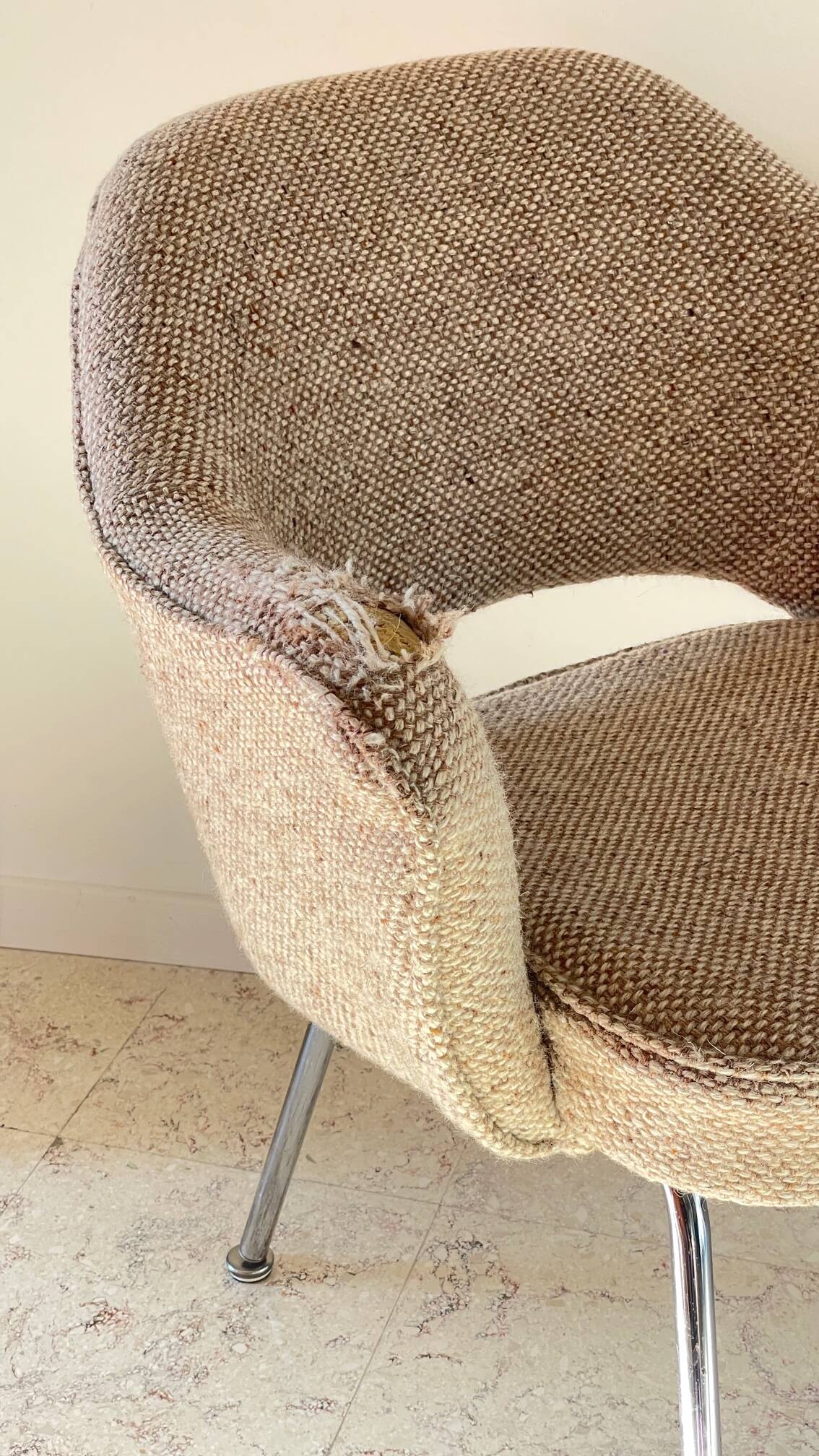 Fauteuil Conférence Eero Saarinen par Knoll années 70