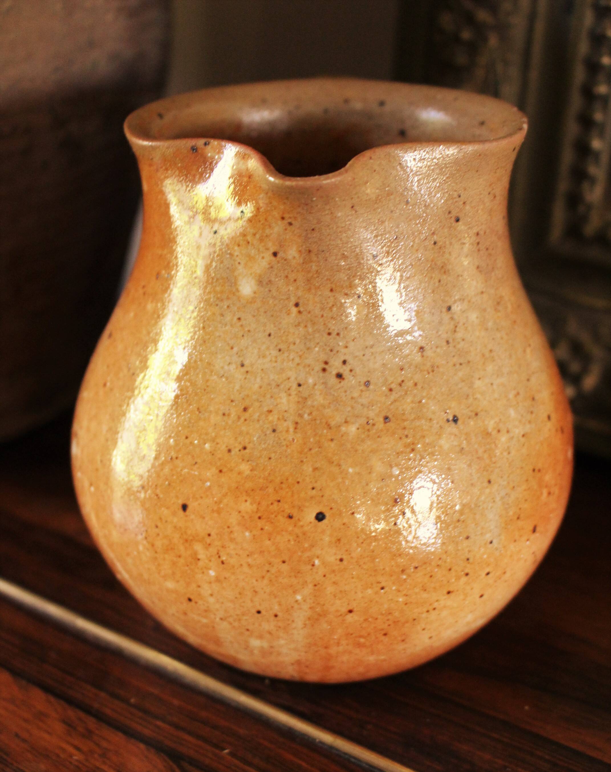 Vintage stoneware pitcher