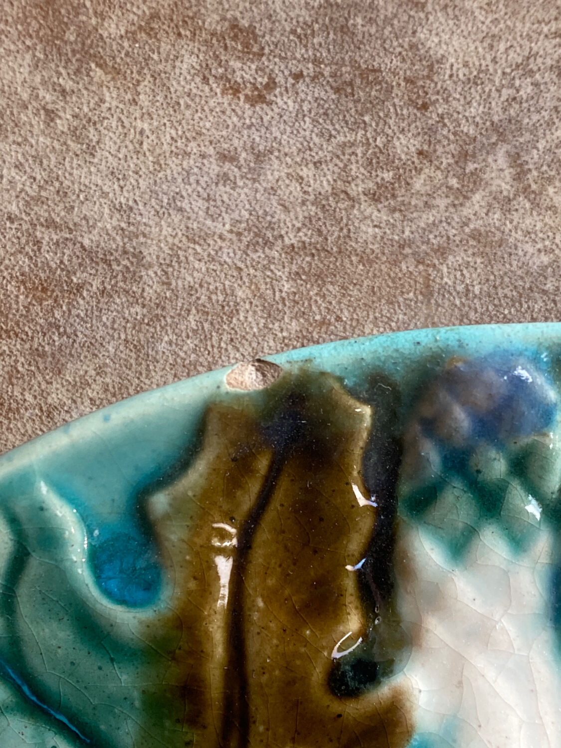 5 asparagus plates in slip