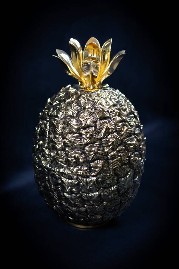 Pineapple-shaped ice bucket by Michel DARTOIS Paris