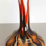 rare Extra Large Vintage Pop Art Opaline Florence glass Vase Design, Italy